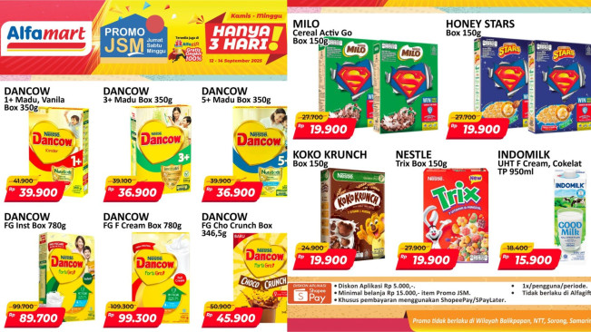 Promo Alfamart JSM 12-14 September 2025 (instagram)